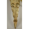 Paire d’appliques des années 1930, d’époque Art Déco, 2 lumières, en bronze doré. | Biron Paire d'appliques des années 1930, d'époque Art Déco, 2 lumières, en bronze doré.