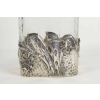 Vase en argent massif et cristal martelé Art nouveau | Biron Vase en argent massif et cristal martelé Art nouveau