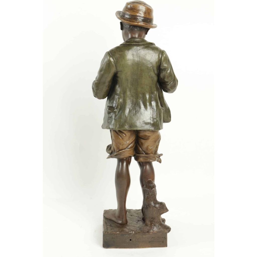 Goldsheider (1845-1897) Petit noir « à l allumette » | Biron Goldsheider (1845-1897) Petit noir "à l allumette"