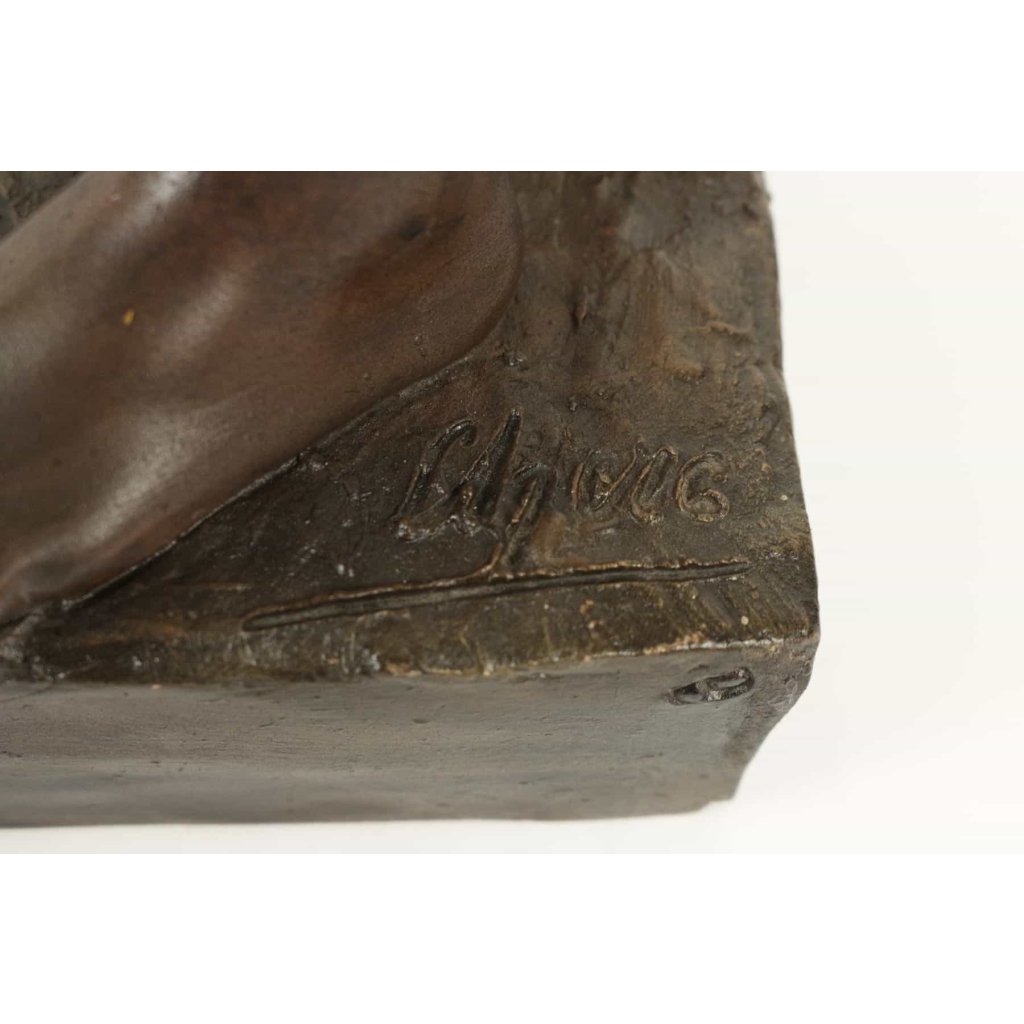 Goldsheider (1845-1897) Petit noir « à l allumette » | Biron Goldsheider (1845-1897) Petit noir "à l allumette"