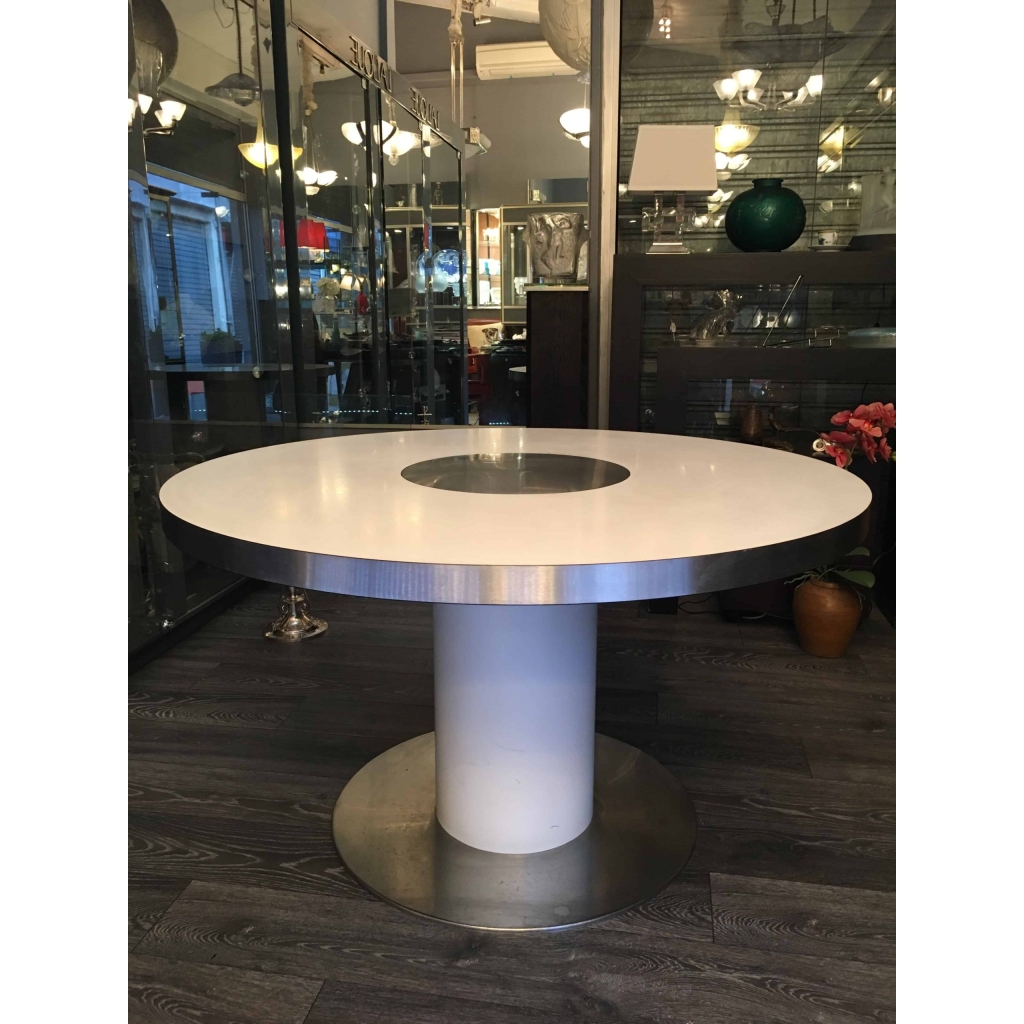 Willy Rizzo Dining Table « Savage » | Biron Willy Rizzo Dining Table "Savage"