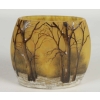 Daum Vase Paysage de neige en hiver | Biron Daum Vase Paysage de neige en hiver