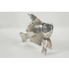 Monumental Poisson "Carpe " en argent massif Monumental Poisson "Carpe " en argent massif