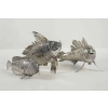 Monumental Poisson "Carpe " en argent massif Monumental Poisson "Carpe " en argent massif