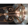 Christofle Paire de candélabres en bronze argenté 7 lumières | Biron Christofle Paire de candélabres en bronze argenté 7 lumières