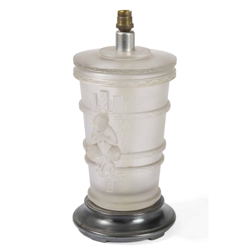 Marc Lalique (1900-1977) Pied de Lampe | Biron ||