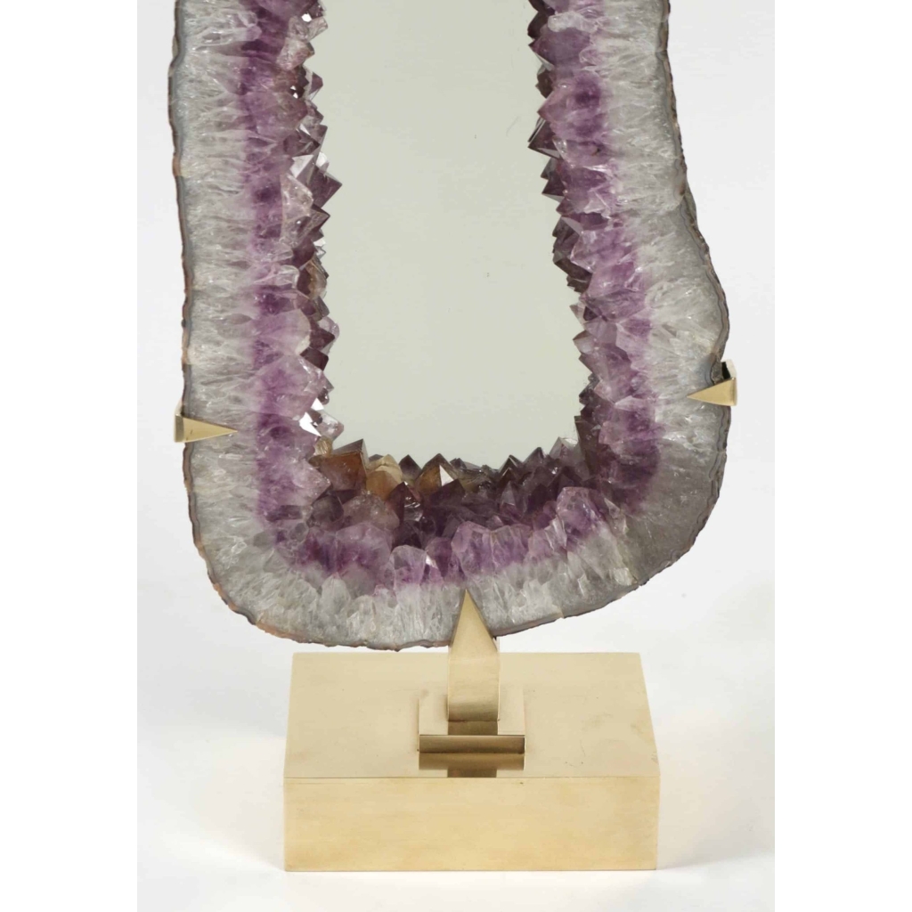 Miroir améthyste, Willy Daro, 1970 | Biron Miroir améthyste, Willy Daro, 1970