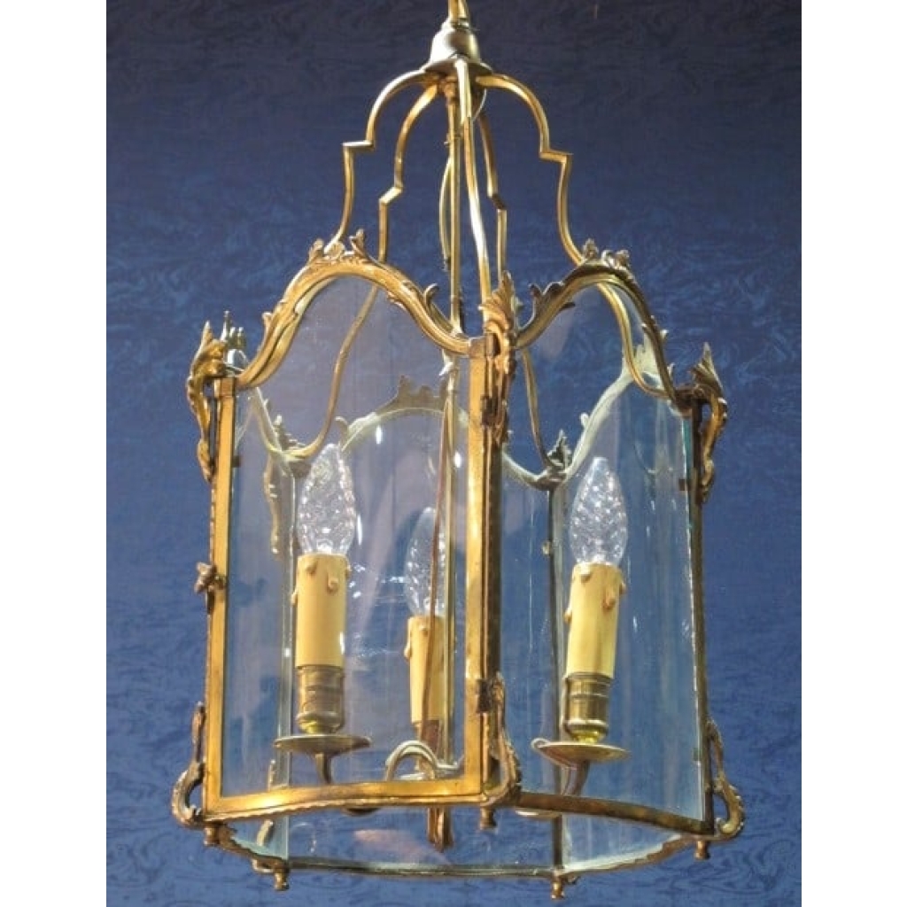 Paire de lanternes de style Louis XV d'époque Napoléon III (1848 - 1870).