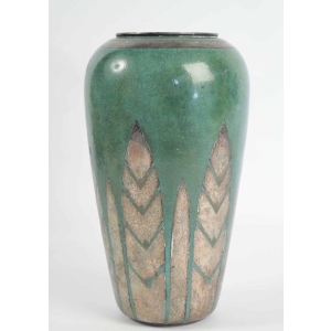 CHRISTOFLE & Luc Lanel (1893-1965) vase en Dinanderie | Biron |||||
