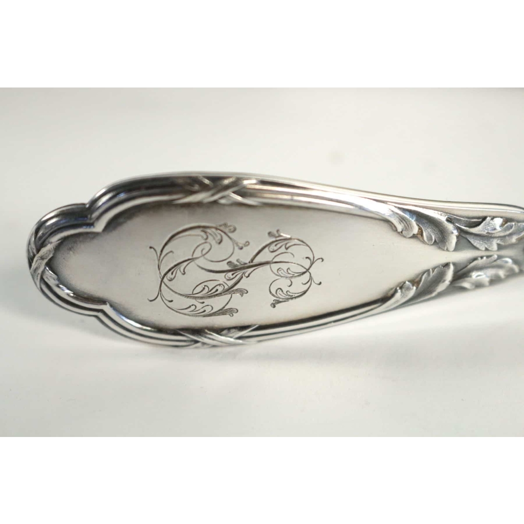Henin & Cie French Sterling Silver Dinner Flatware 74 Pieces, circa 1880 | Biron Henin & Cie French Sterling Silver Dinner Flatware 74 Pieces, circa 1880