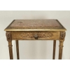 Elégante console avec un tiroir en ceinture de style Louis XVI de bédut du XXème siècle. | Biron Elégante console avec un tiroir en ceinture de style Louis XVI de bédut du XXème siècle.
