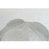 René Lalique « Dalhias » Table Lamp on Silver Bronze Base | Biron René Lalique "Dalhias" Table Lamp on Silver Bronze Base
