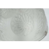 René Lalique « Dalhias » Table Lamp on Silver Bronze Base | Biron René Lalique "Dalhias" Table Lamp on Silver Bronze Base