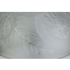René Lalique « Dalhias » Table Lamp on Silver Bronze Base | Biron René Lalique "Dalhias" Table Lamp on Silver Bronze Base