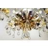 Lustre de style Louis XV en pampilles du XIXème siècle, très beau travail avec une lumière indirecte, 12 lumières. | Biron Lustre de style Louis XV en pampilles du XIXème siècle, très beau travail avec une lumière indirecte, 12 lumières.