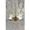 Lustre de style Louis XV en pampilles du XIXème siècle, très beau travail avec une lumière indirecte, 12 lumières. | Biron Lustre de style Louis XV en pampilles du XIXème siècle, très beau travail avec une lumière indirecte, 12 lumières.