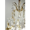 Lustre de style Louis XV en pampilles du XIXème siècle, très beau travail avec une lumière indirecte, 12 lumières. | Biron Lustre de style Louis XV en pampilles du XIXème siècle, très beau travail avec une lumière indirecte, 12 lumières.