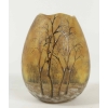 Daum Nancy Vase émaillé « paysage de neige en hiver » | Biron Daum Nancy Vase émaillé "paysage de neige en hiver"