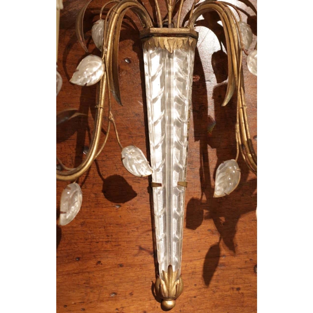 Paire d'appliques de la Maison Bagues