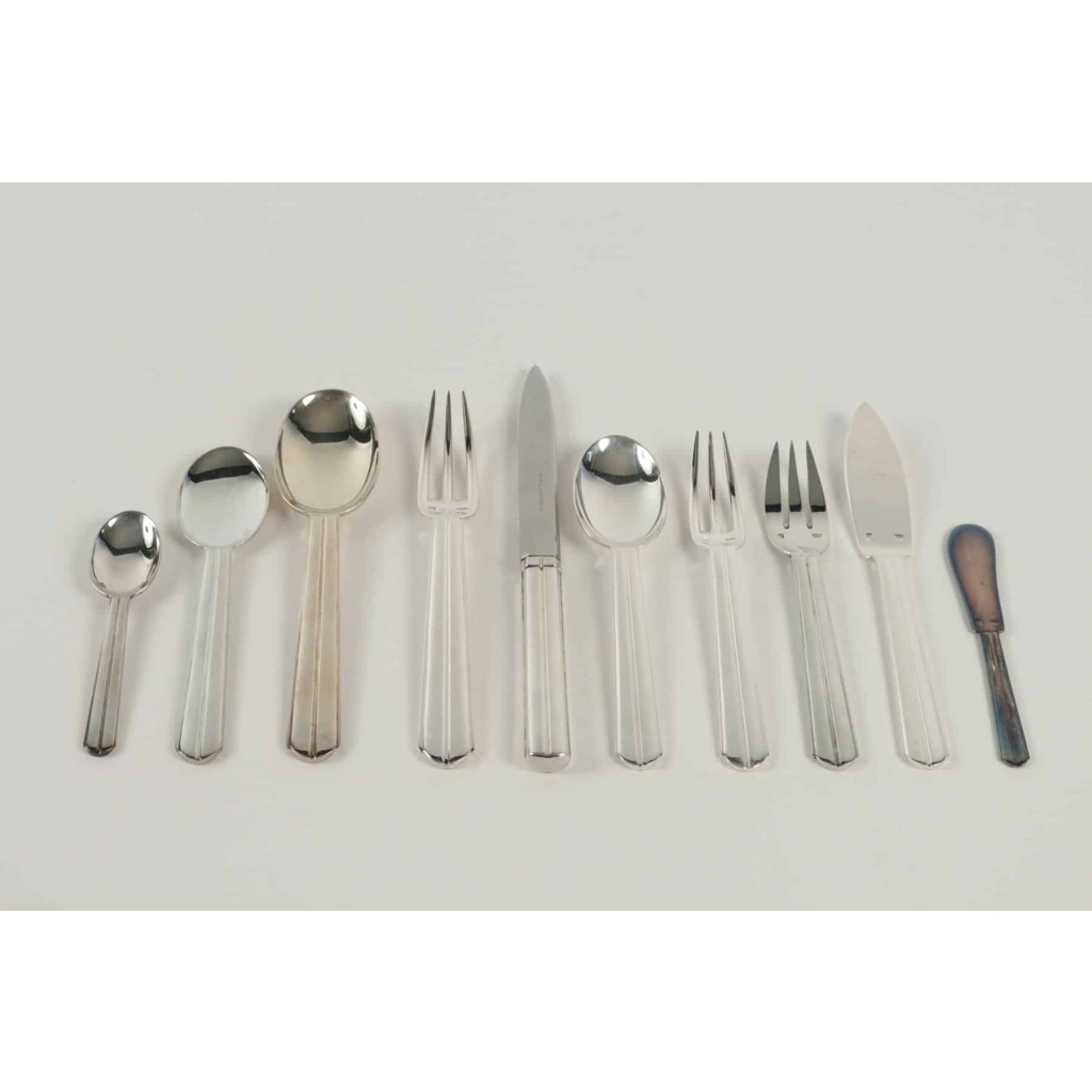 Jean Puiforcat ménagère Métal Argenté « Chantaco » | Biron ||