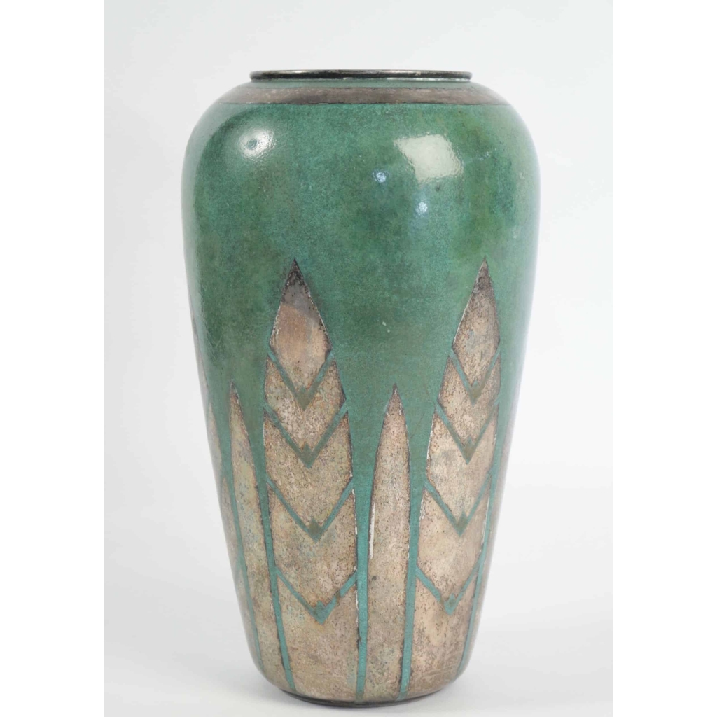 Christofle & Luc Lanel Vase En Dinanderie | Biron |||||