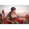 "CLEOPATRE" HUILE SUR TOILE SIGNEE EN BAS A GAUCHE L.PRADARD, CIRCA 1860