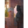 "CLEOPATRE" HUILE SUR TOILE SIGNEE EN BAS A GAUCHE L.PRADARD, CIRCA 1860