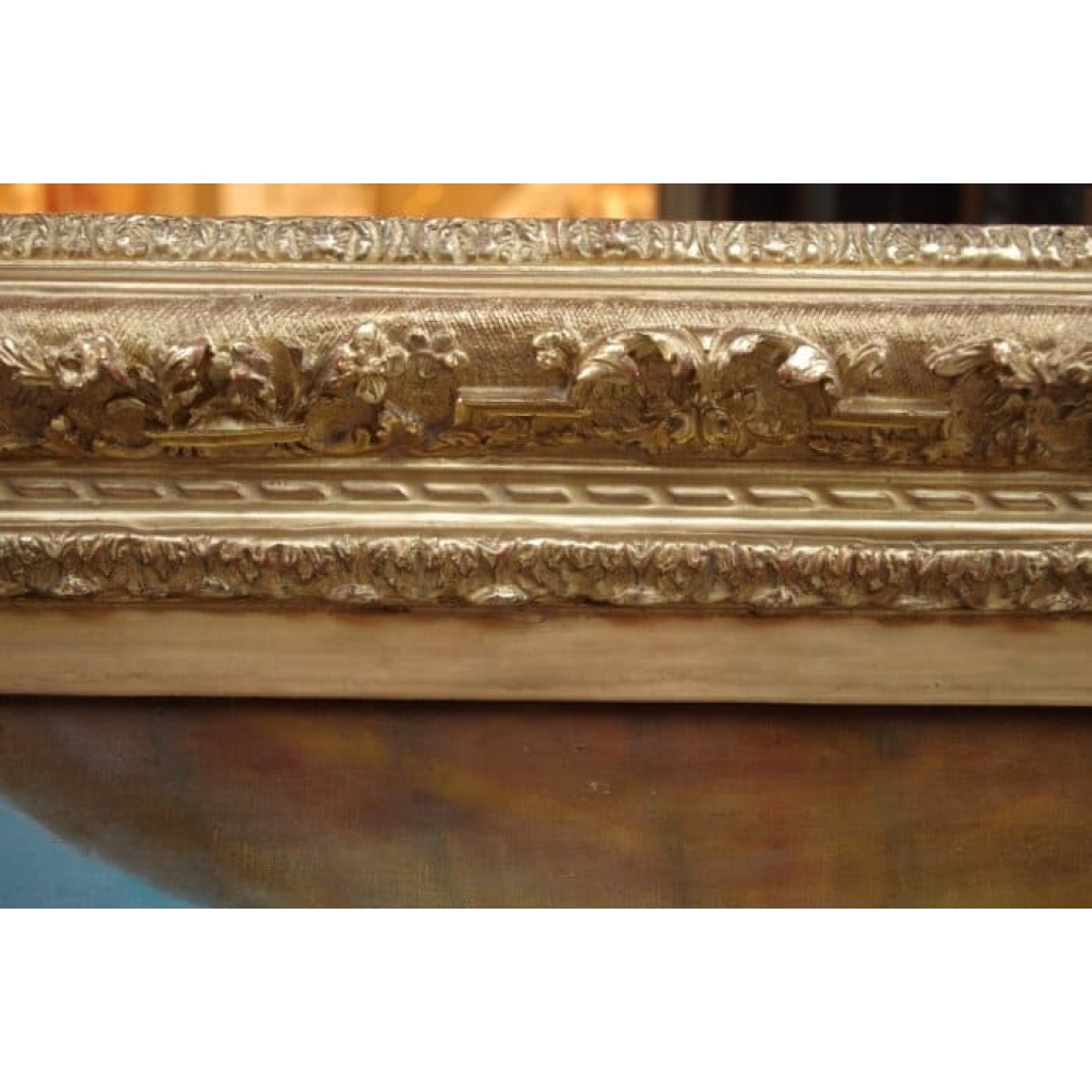 "CLEOPATRE" HUILE SUR TOILE SIGNEE EN BAS A GAUCHE L.PRADARD, CIRCA 1860