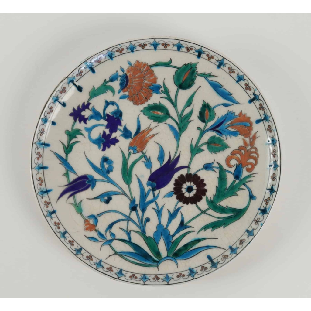 Théodore Deck (1823-1891) « Iznic » Plat | Biron |||||