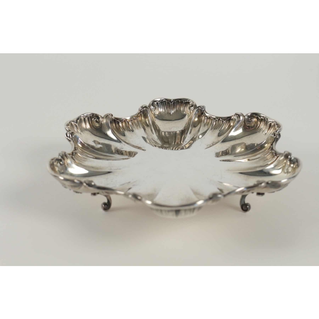 Paire de coupes en argent massif polylobées circa 1880 | Biron |||||||