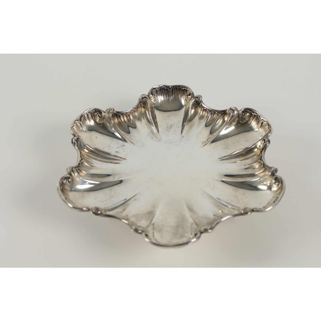 Paire de coupes en argent massif polylobées circa 1880 | Biron Paire de coupes en argent massif polylobées circa 1880