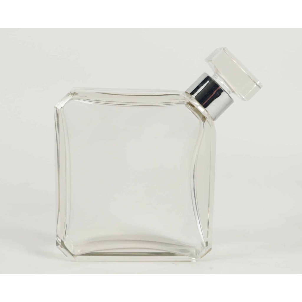 Adnet et Baccarat (attribué à) Cave à Liqueur Moderniste | Biron Adnet et Baccarat (attribué à) Cave à Liqueur Moderniste