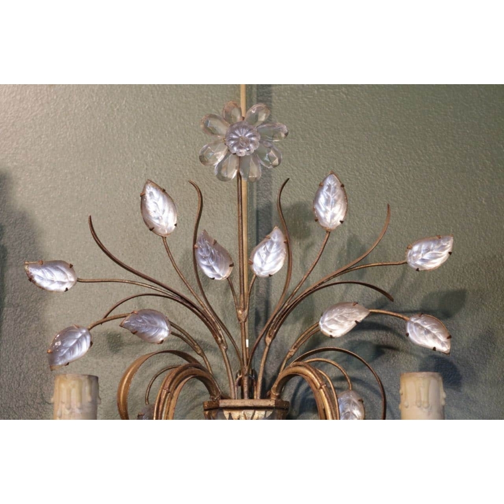 Paire d’appliques de la Maison Bagues 4