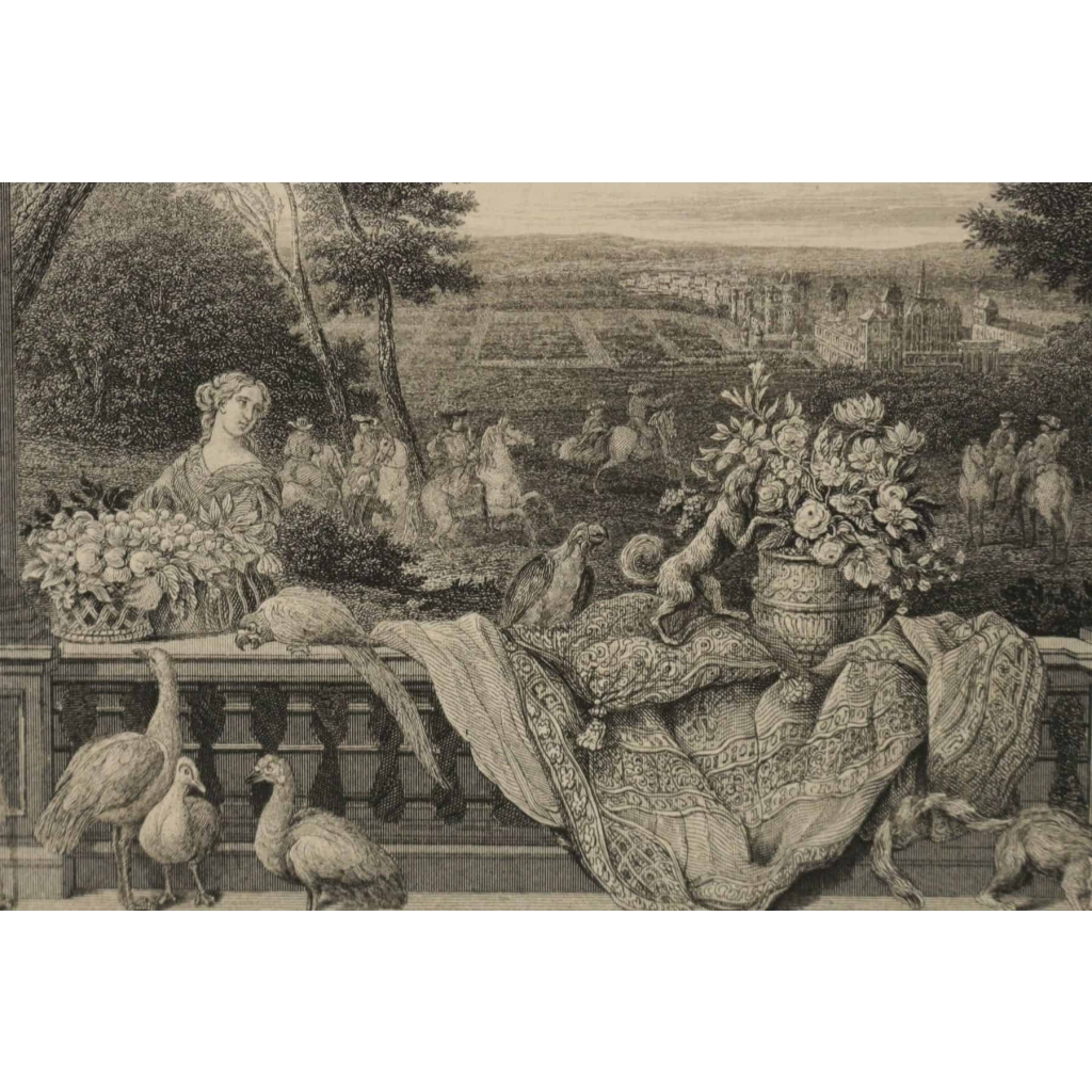 Paire de gravures représentant le château de Blois et le château de vincennes gravées par Skelton et éditées par le musée du Louvres. | Biron Paire de gravures représentant le château de Blois et le château de vincennes gravées par Skelton et éditées par le musée du Louvres.
