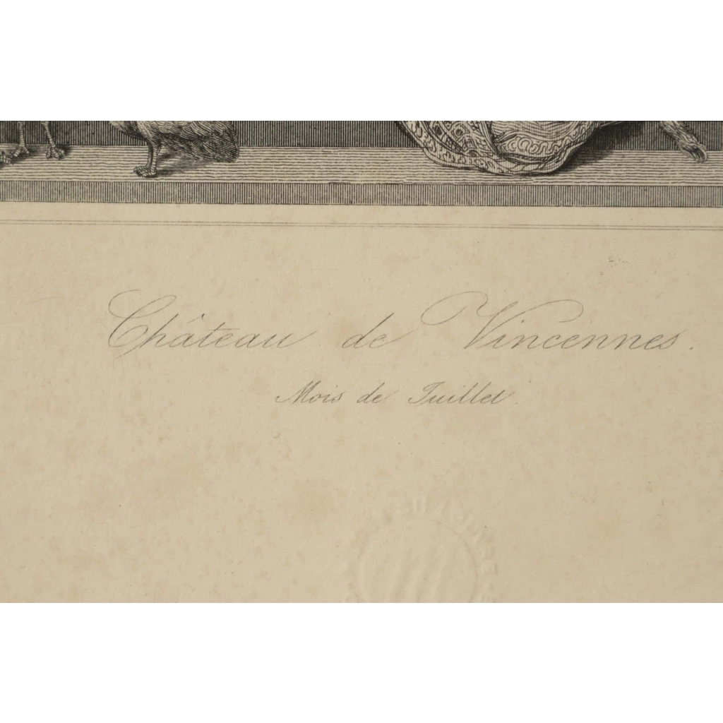 Paire de gravures représentant le château de Blois et le château de vincennes gravées par Skelton et éditées par le musée du Louvres. | Biron Paire de gravures représentant le château de Blois et le château de vincennes gravées par Skelton et éditées par le musée du Louvres.