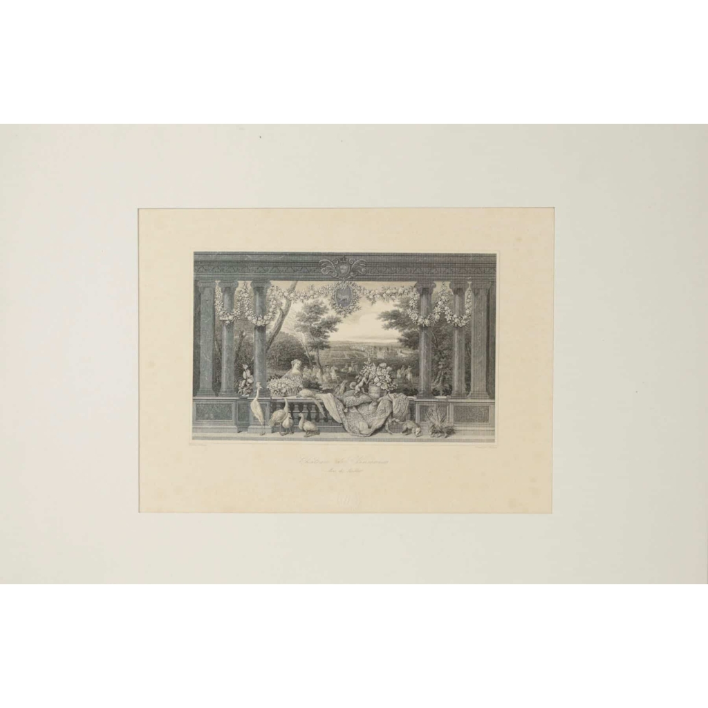 Paire de gravures représentant le château de Blois et le château de vincennes gravées par Skelton et éditées par le musée du Louvres. | Biron Paire de gravures représentant le château de Blois et le château de vincennes gravées par Skelton et éditées par le musée du Louvres.