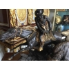 Bronze « Cowboy chassant le bison », signé ISIDORE BONHEUR. Réf: 374 | Biron Bronze "Cowboy chassant le bison", signé ISIDORE BONHEUR. Réf: 374