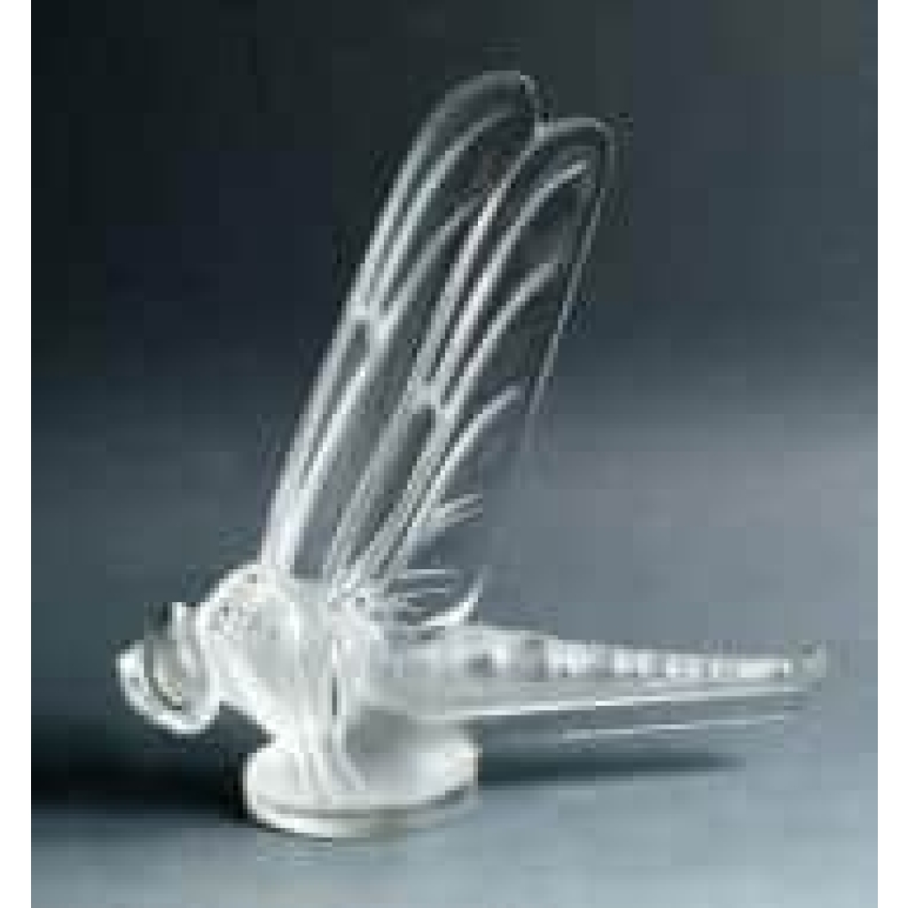 RENE LALIQUE (1860-1945) «Libellule grande»bouchon de radiateur | Biron ||