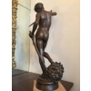 Bronze « DAVID VAINQUEUR DE GOLIATH », signé Antonin Mercier. Réf: 393 | Biron Bronze "DAVID VAINQUEUR DE GOLIATH", signé Antonin Mercier. Réf: 393