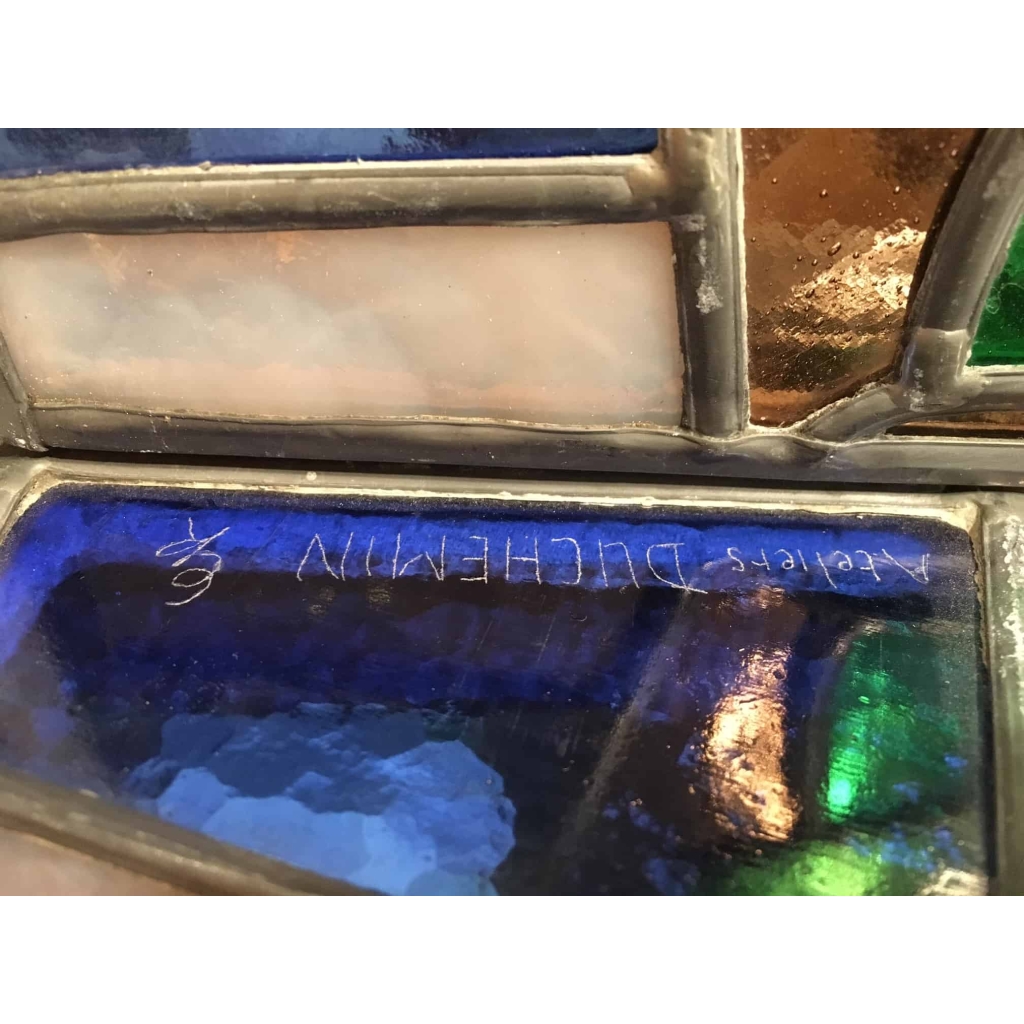 PLAFONNIER signé DUCHEMIN