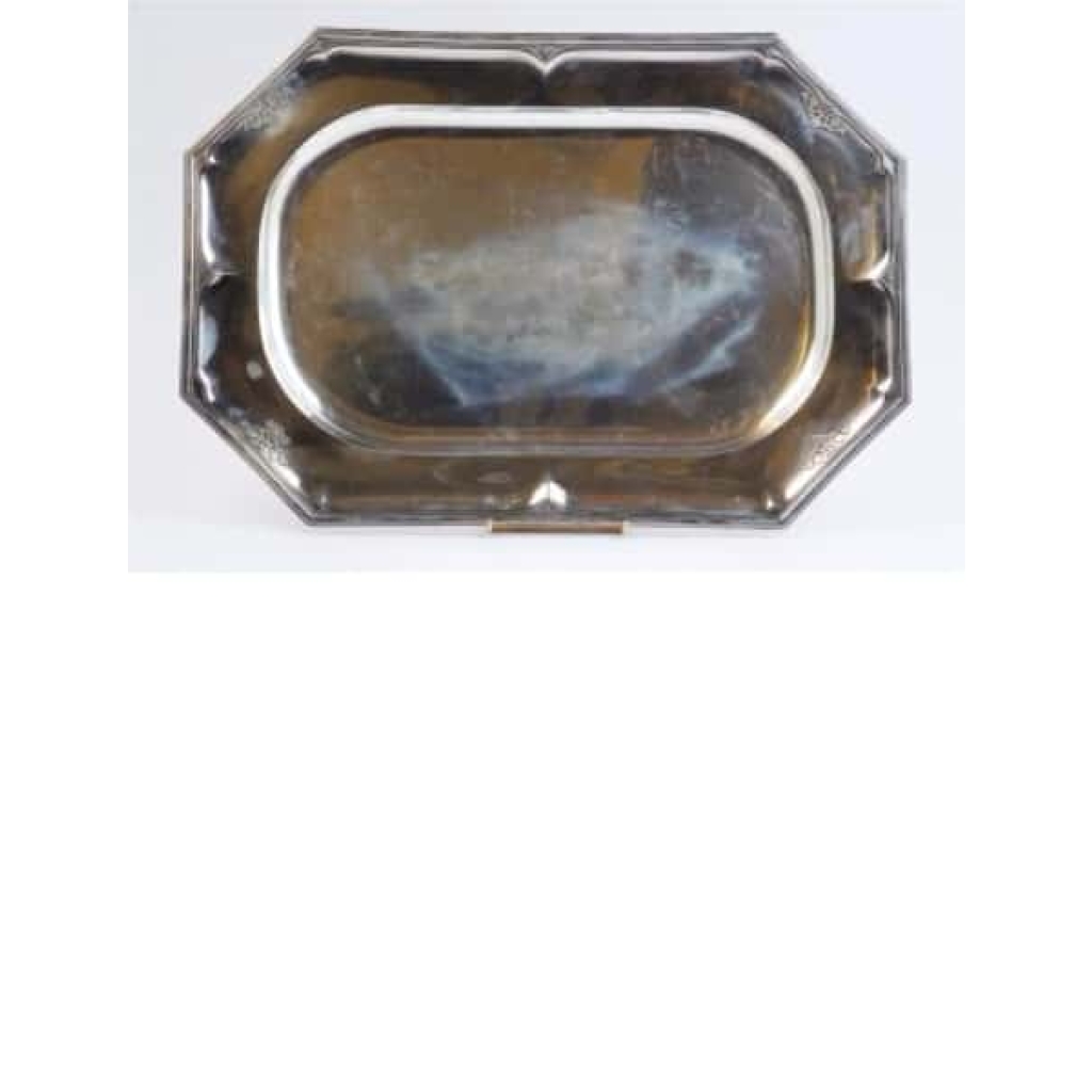 Cardheilhac Grand Plat rectangulaire argent massif | Biron 
