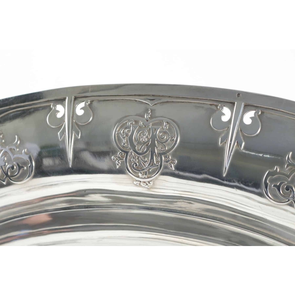 Cardheilhac Plat et son support argent massif | Biron Cardheilhac Plat et son support argent massif