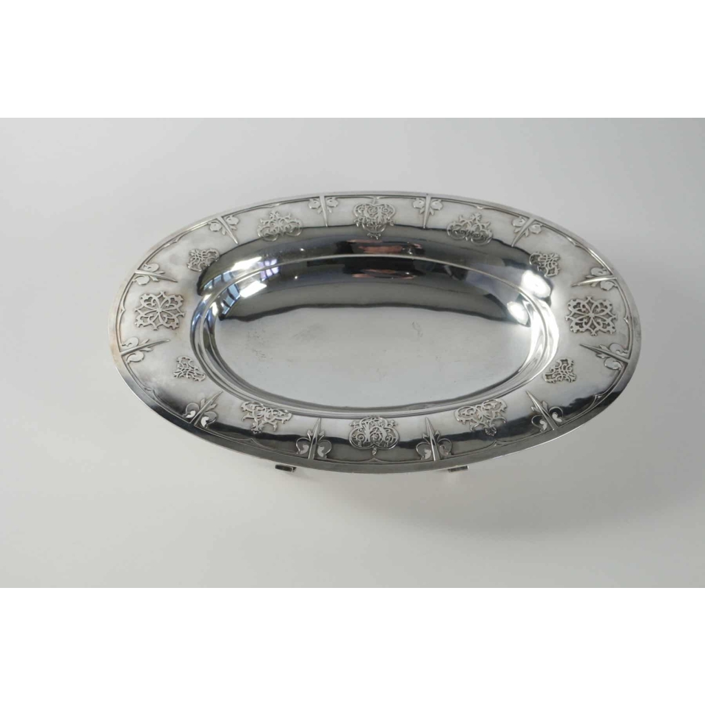 Cardheilhac Plat et son support argent massif | Biron Cardheilhac Plat et son support argent massif