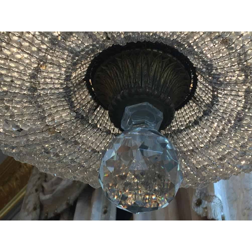 Lustre corbeille de style Louis XVI. Réf: 166 | Biron Lustre corbeille de style Louis XVI. Réf: 166