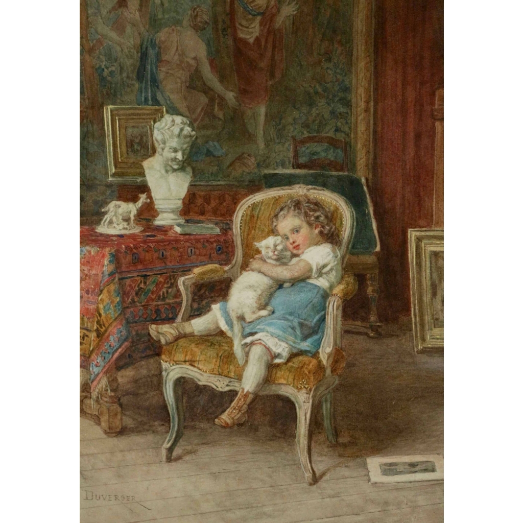 DUVERGER Théophile, Emmanuel (1821,1898) Ecole Française | Biron DUVERGER Théophile, Emmanuel (1821,1898) Ecole Française