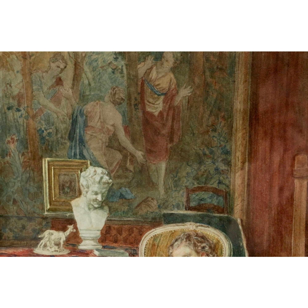 DUVERGER Théophile, Emmanuel (1821,1898) Ecole Française | Biron DUVERGER Théophile, Emmanuel (1821,1898) Ecole Française