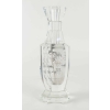 Vase en cristal au décor chinoisant, XXème siècle. | Biron Vase en cristal au décor chinoisant, XXème siècle.