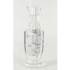 Vase en cristal au décor chinoisant, XXème siècle. | Biron Vase en cristal au décor chinoisant, XXème siècle.