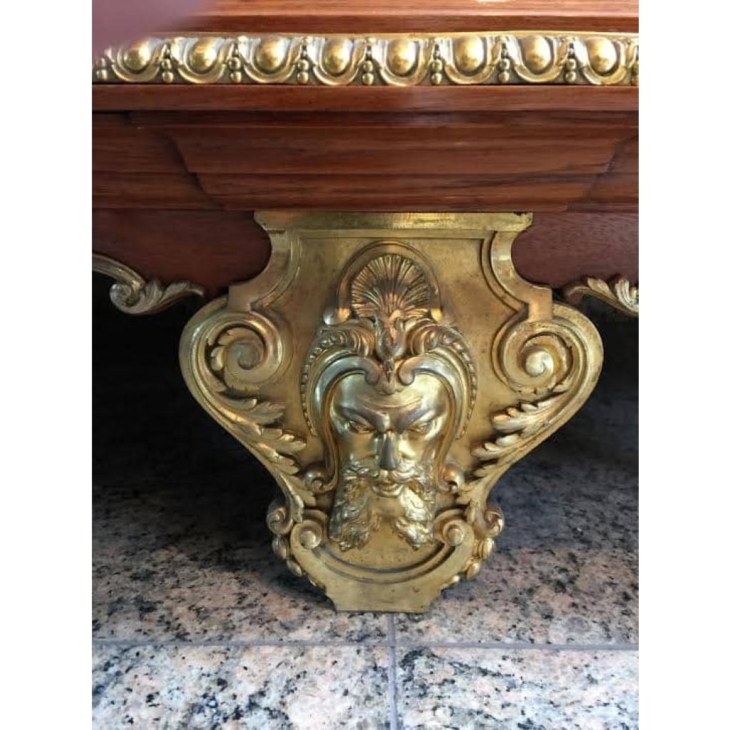 Meuble d’appui en acajou, signé SAUVREZY. Réf: 316 | Biron Meuble d'appui en acajou, signé SAUVREZY. Réf: 316