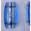 1950/70' Paire d'appliques bleues style Fontana Arte